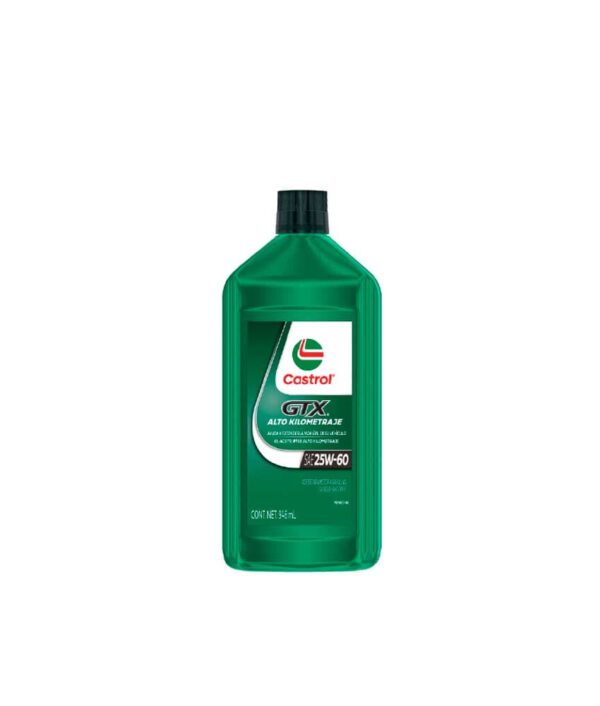 CASTROL GTX 25W60 HIGH MILEAGE – Aceite de Motor Semi Sintético - Imagen 2