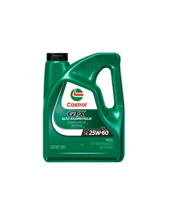 CASTROL GTX 25W60 HIGH MILEAGE – Aceite de Motor Semi Sintético
