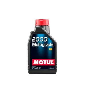MOTUL 2000 MULTIGRADE 20W-50 | Aceite Mineral para Motor Gasolina y Diésel - 1L