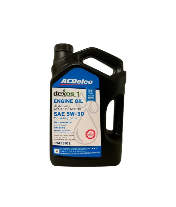 ACDELCO SAE 5W30 FULL SINTÉTICO + DEXOS 1 - Aceite de Motor