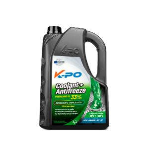 K-PO REFRIGERANTE 33% VERDE (ANTIFREEZE + COOLANT) - Refrigerante listo para usar - Galón 3.78Lt.