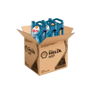 Shell Helix HX7 10W-30 Semi-Sintético – Rendimiento y Eficiencia - Caja x3 (Galón 4 L c/u)