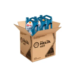 Shell Helix HX7 10W-40 Semi-Sintético – Rendimiento y Eficiencia - Caja x3 (Galón 4 L c/u)