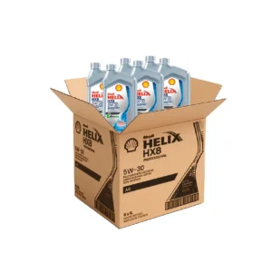 Shell Helix HX8 5W-30 Sintético – Rendimiento Extremo y Limpieza - Caja x6 (1 L c/u)