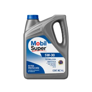 MOBIL SUPER 5W30 TENOLOGÍA SINTÉTICA - Aceite de Motor - Galón 4Lt.