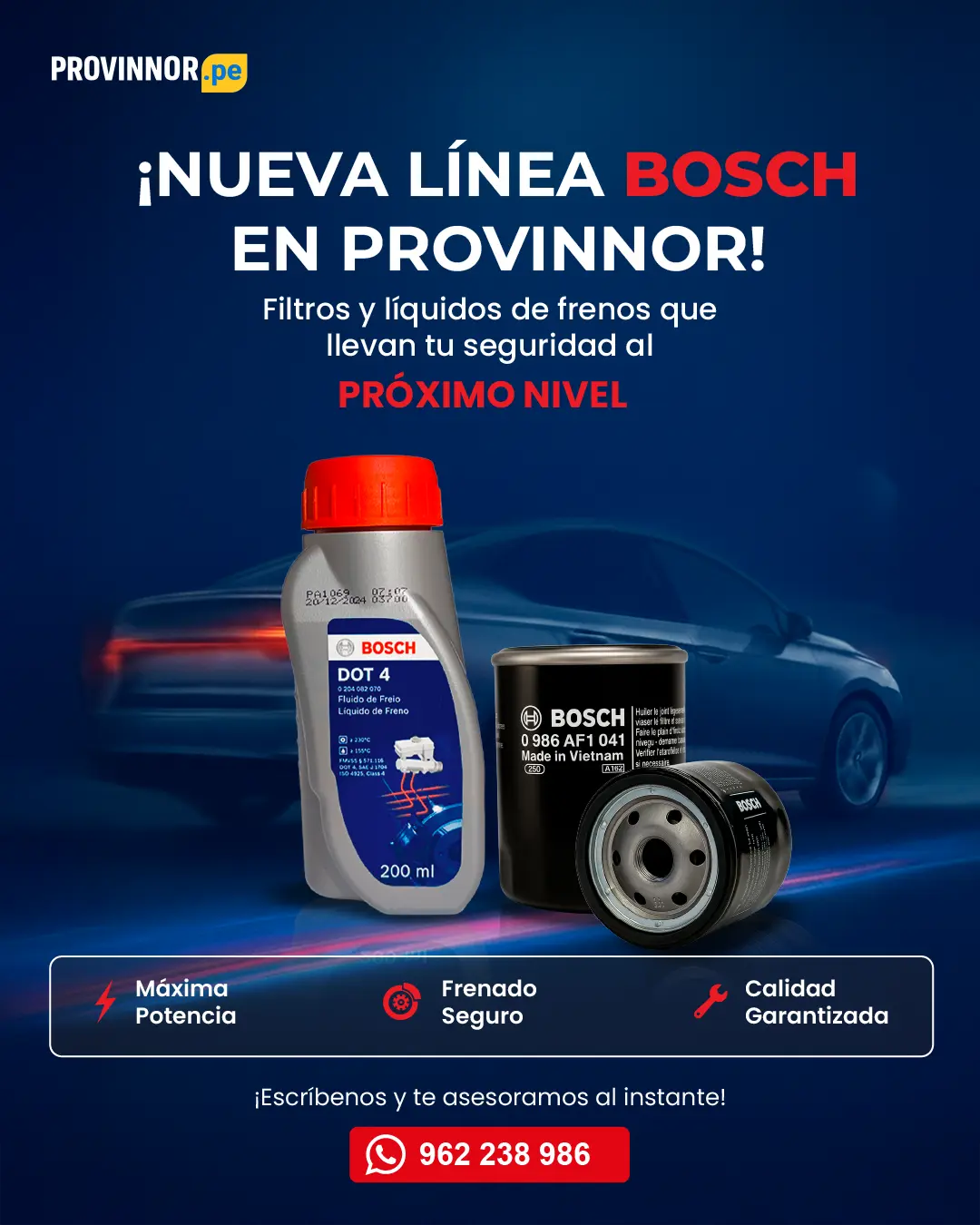 BOSCH P DOT 4 - Líquido de Freno - Imagen 3