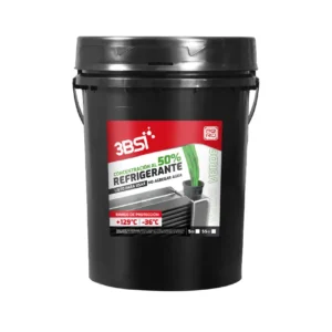 Refrigerante Automotriz 50% Verde 3BSI | Tecnología OAT Listo para Usar - Balde 5GL
