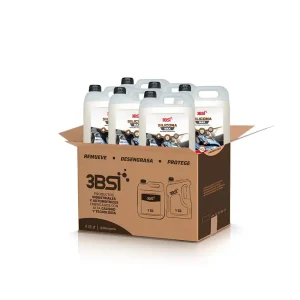 3BSI SILICONA MAX AROMA COCO - Brillo y Protección Automotriz - Caja x6 (Galón 3.78 L c/u)